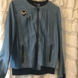 Zara thin bomber jacket